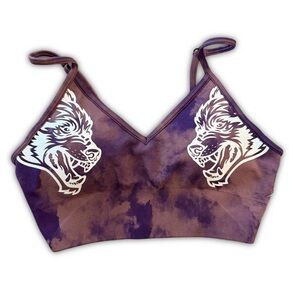 Darc Sport Purple Tie-Dye Sports Bra